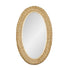 Varaluz Athena 24x40 Oval Wall Mirror French Gol Natural Seagrass in French Gold/Natural Seagrass Finish Model: 457MI24FGN