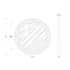 Varaluz Athena 40 in Round Wall Mirror French Gol Natural Seagrass in French Gold/Natural Seagrass Finish Model: 457MI40FGN