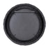 Varaluz Athena 40 in Round Wall Mirror Matte Blac Black Seagrass in Matte Black/Black Seagrass Finish Model: 457MI40MBB
