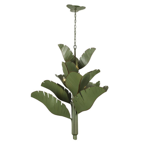 Varaluz Banana Leaf 12 Light Chandelier Banana Leaf Model: 901C12