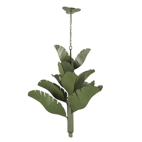 Varaluz Banana Leaf 12 Light Chandelier Banana Leaf Model: 901C12
