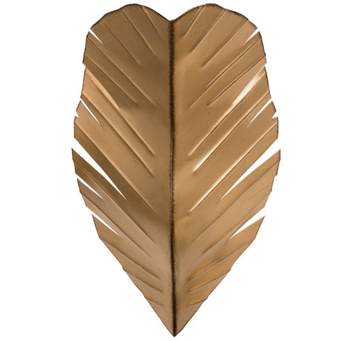 Varaluz Banana Leaf 2 Light Sconce Gold With Dark Edging in Gold/Dark Edging Finish Model: 901K02GO