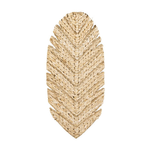 Varaluz Banana Leaf 3 Light Sconce French Gol Natural Seagrass in French Gold/Natural Seagrass Finish Model: 901K03FGN