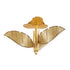 Varaluz Banana Leaf 3 Light Semi Flush Gol Dark Model: 901S03GO