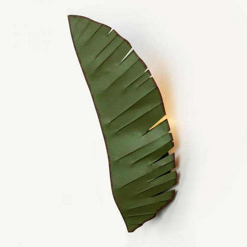 Varaluz Banana Leaf 3 Light Tall Sconce Model: 901K03