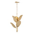 Varaluz Banana Leaf 6 Light Chandelier French Gol Natural Seagrass in French Gold/Natural Seagrass Finish Model: 901C06FGN