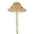 Varaluz Banana Leaf 6 Light Chandelier French Gol Natural Seagrass in French Gold/Natural Seagrass Finish Model: 901C06FGN