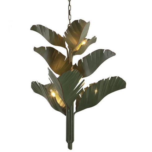 Varaluz Banana Leaf 9 Light Chandelier Model: 901C09