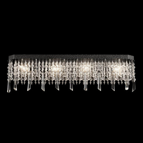 Varaluz Barcelona 4 Light Crystal Bath Onyx Model: 270B04OX
