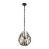 Varaluz Bask 6 Light Crystal Linear Pendant Matte Model: 271N06MBFG