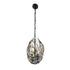 Varaluz Bask 6 Light Crystal Linear Pendant Matte Model: 271N06MBFG