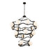 Varaluz Black Betty 18 Light 3 Tier Chandelier Model: 374C18CBFG