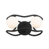 Varaluz Black Betty 2 Light Bath Carbo French Gold Model: 374B02CBFG