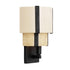 Varaluz Blonde Moment 1 Light Sconce Matte Blac Model: 389W01MBHN