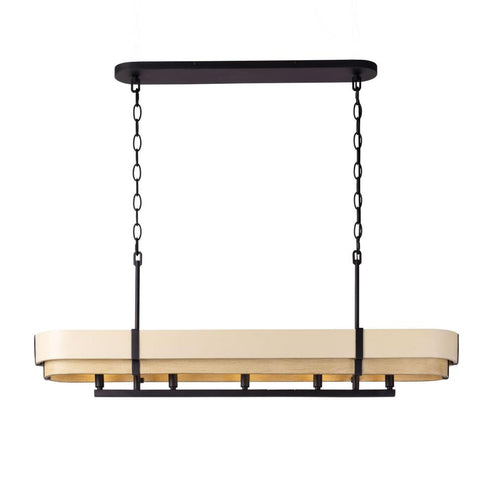 Varaluz Blonde Moment 5 Light Linear Pendant Matte Model: 389N05MBHN