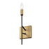 Varaluz Bodie 1 Light Ada Sconce Havana Gol Carbon Model: 314W01HGCB