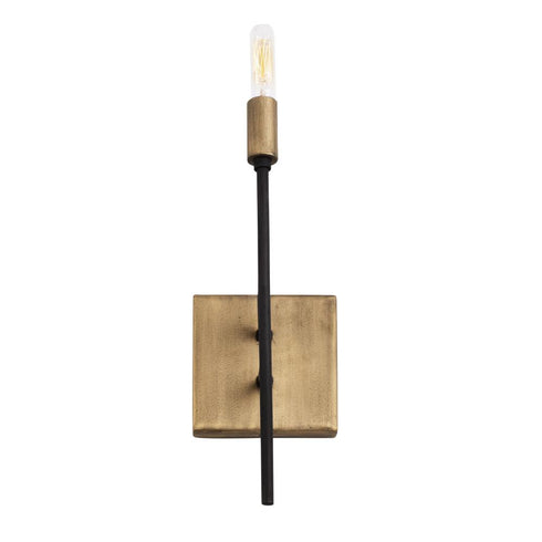 Varaluz Bodie 1 Light Ada Sconce Havana Gol Carbon Model: 314W01HGCB