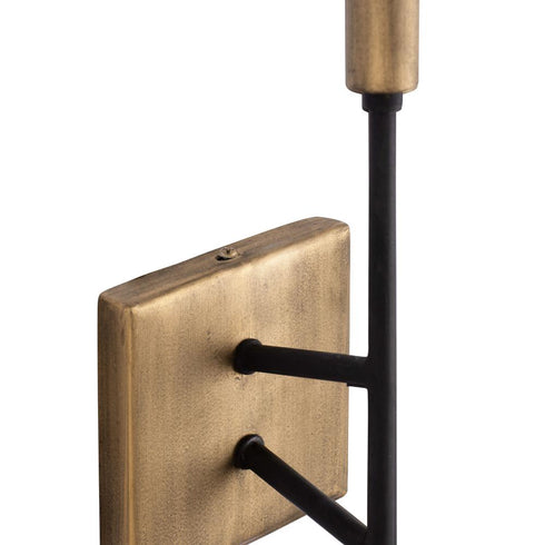 Varaluz Bodie 1 Light Ada Sconce Havana Gol Carbon Model: 314W01HGCB