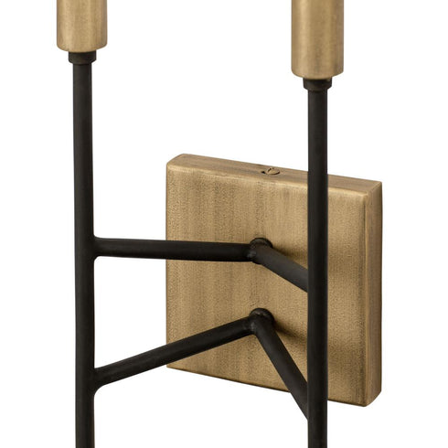 Varaluz Bodie 2 Light Ada Sconce Havana Gol Carbon Model: 314W02HGCB