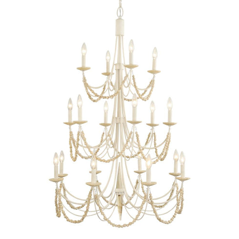 Varaluz Brentwood 18 Light 3 Tier Chandelier Model: 350C18CW