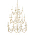 Varaluz Brentwood 18 Light 3 Tier Chandelier Model: 350C18CW