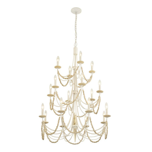 Varaluz Brentwood 18 Light 3 Tier Chandelier Model: 350C18CW