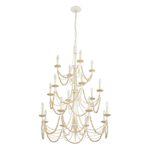 Varaluz Brentwood 18 Light 3 Tier Chandelier Model: 350C18CW