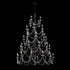 Varaluz Brentwood 40 Light 5 Tier Chandelier Carbon Model: 350C40CB