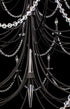 Varaluz Brentwood 40 Light 5 Tier Chandelier Carbon Model: 350C40CB