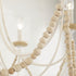Varaluz Brentwood 6 Light Chandelier Country White Model: 350C06CW