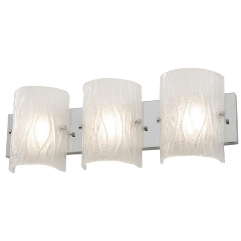 Varaluz Brilliance LED Medium Bath Fixture in Chrome Finish Model: 610920