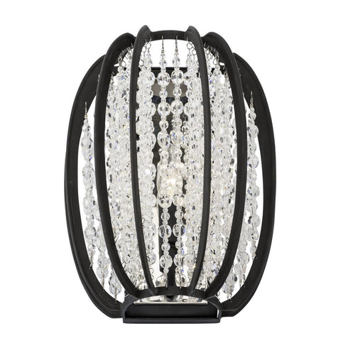 Varaluz Caesar 1 Light Sconce Carbon Model: 367W01CB