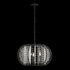 Varaluz Caesar 3 Light Pendant Carbon Model: 367P03CB