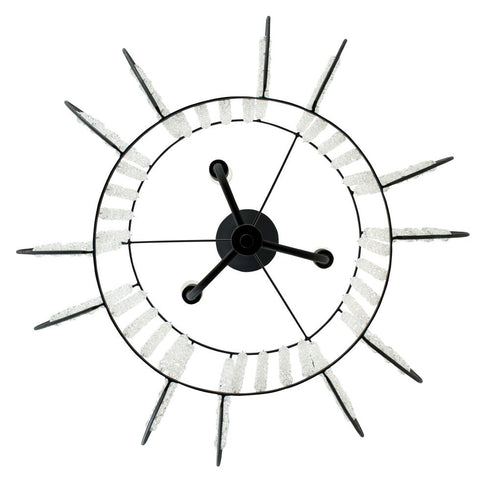 Varaluz Caesar 3 Light Pendant Carbon Model: 367P03CB