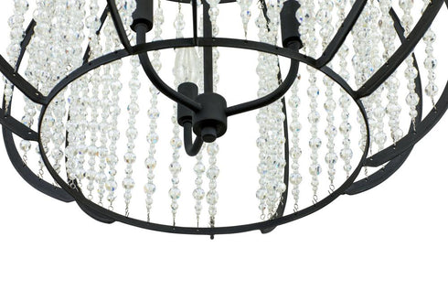Varaluz Caesar 3 Light Pendant Carbon Model: 367P03CB