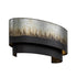 Varaluz Cannery 2 Light Sconce Ombre Galvanized Model: 323W02OG