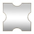 Varaluz Casa Extra 30x30 X Frame Mirror in Gold Model: 4DMI0151