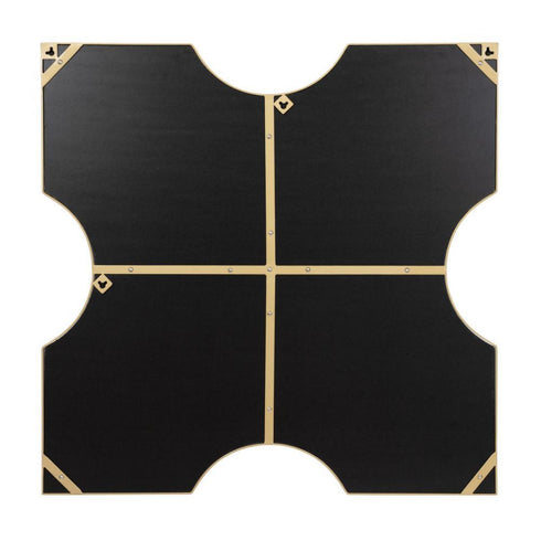 Varaluz Casa Extra 30x30 X Frame Mirror in Gold Model: 4DMI0151