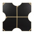 Varaluz Casa Extra 30x30 X Frame Mirror in Gold Model: 4DMI0151
