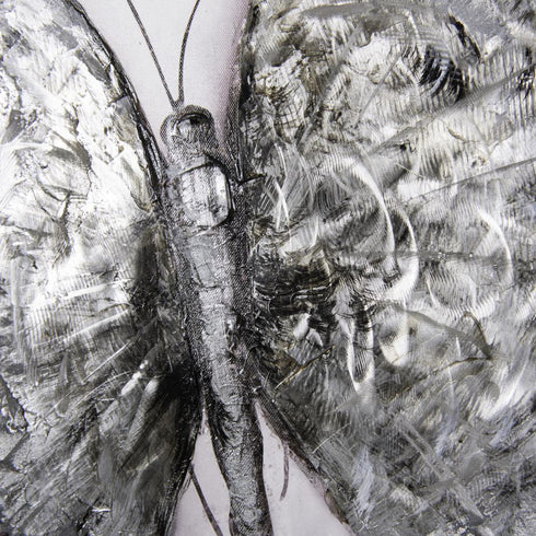 Varaluz Casa Flutter Black and White Mixed Media Wall Art Model: 4DWA0116