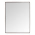 Varaluz Casa Kye 24x30 Rectangular Rounded Wall Mirror in Rose Gold Model: 407A02RG
