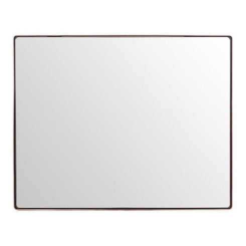 Varaluz Casa Kye 24x30 Rectangular Rounded Wall Mirror in Rose Gold Model: 407A02RG