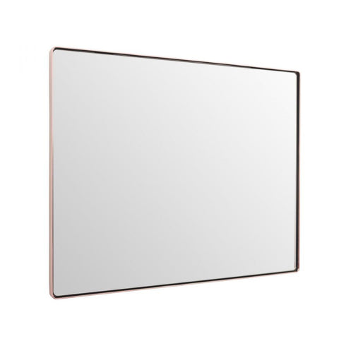Varaluz Casa Kye 24x30 Rectangular Rounded Wall Mirror in Rose Gold Model: 407A02RG