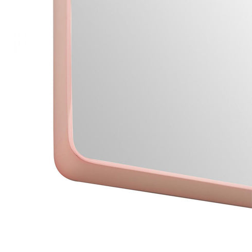 Varaluz Casa Kye 24x30 Rectangular Rounded Wall Mirror in Rose Gold Model: 407A02RG