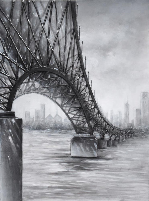 Varaluz Casa Moody Bridge Mixed Media on Canvas Wall Art Model: 4DWA0123