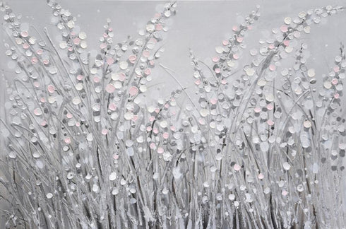 Varaluz Casa Pampas Pink White And Grey Abstract Floral Model: 4DWA0124