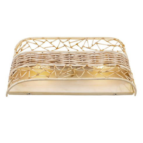 Varaluz Cayman 2 Light Bath Country White Model: 362B02CW