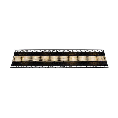 Varaluz Cayman 4 Light Bath Black Model: 362B04BL