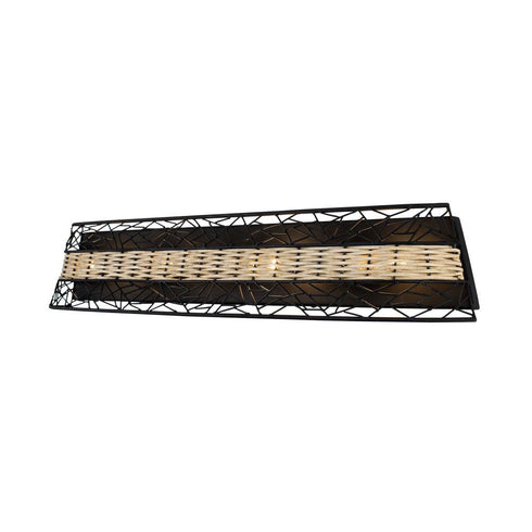 Varaluz Cayman 4 Light Bath Black Model: 362B04BL