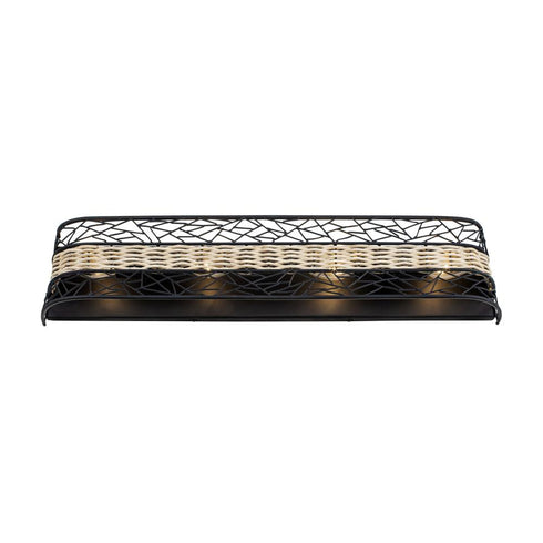 Varaluz Cayman 4 Light Bath Black Model: 362B04BL